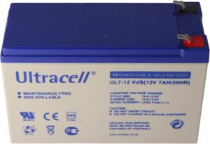 Batterie 12V 7Ah Ultracell Gamme UL - UL7-12