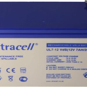 Batterie 12V 7Ah Ultracell Gamme UL - UL7-12